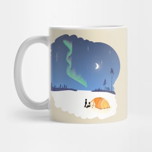 Aurora campsite Mug